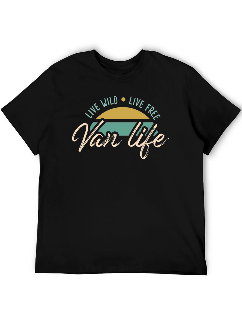 Van Life Graphic Tee - Live Wild Live Free