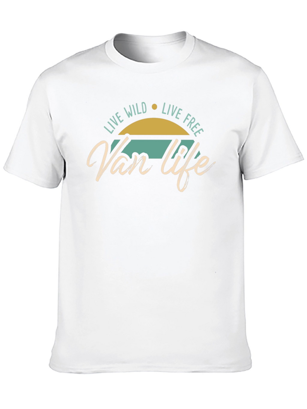 Van Life Graphic Tee - Live Wild Live Free