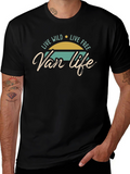 Van Life Graphic Tee - Live Wild Live Free