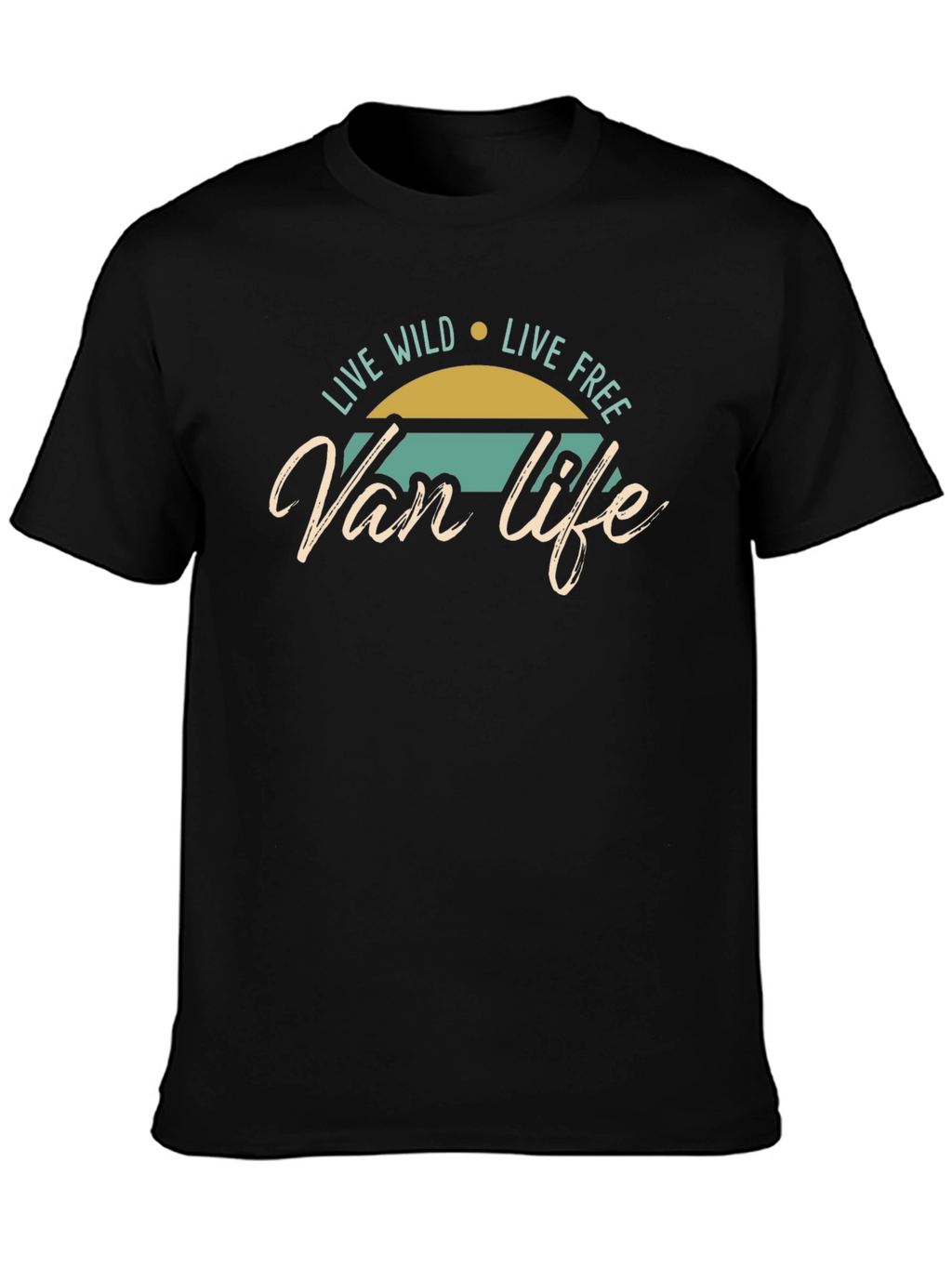 Van Life Graphic Tee - Live Wild Live Free