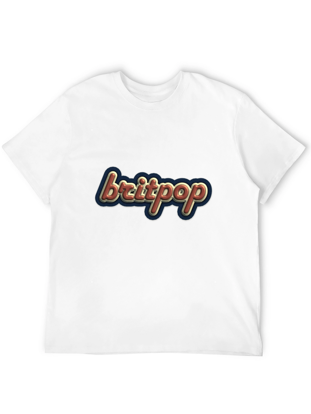 Britpop Retro Style Mens T-Shirt