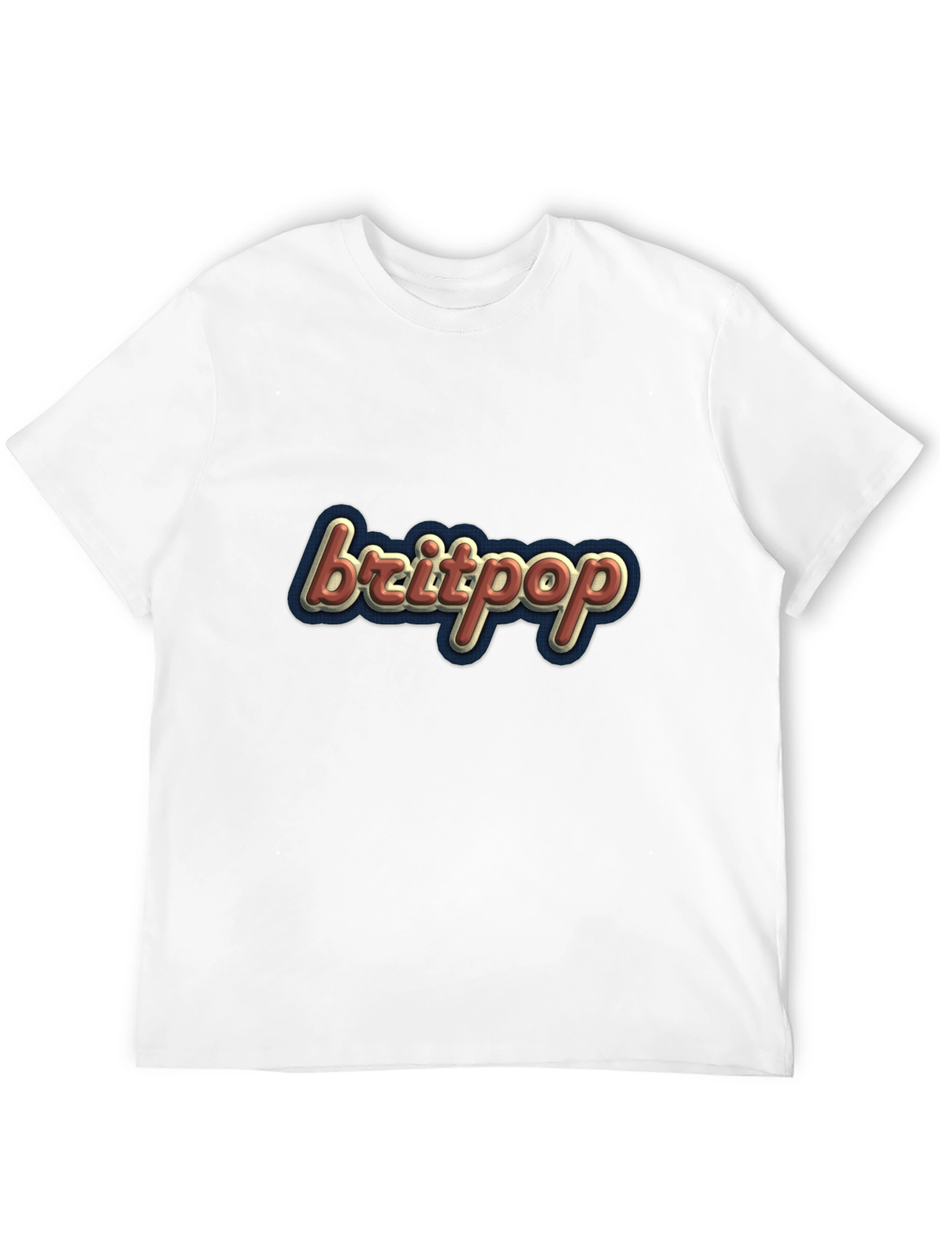 Britpop Retro Style Mens T-Shirt
