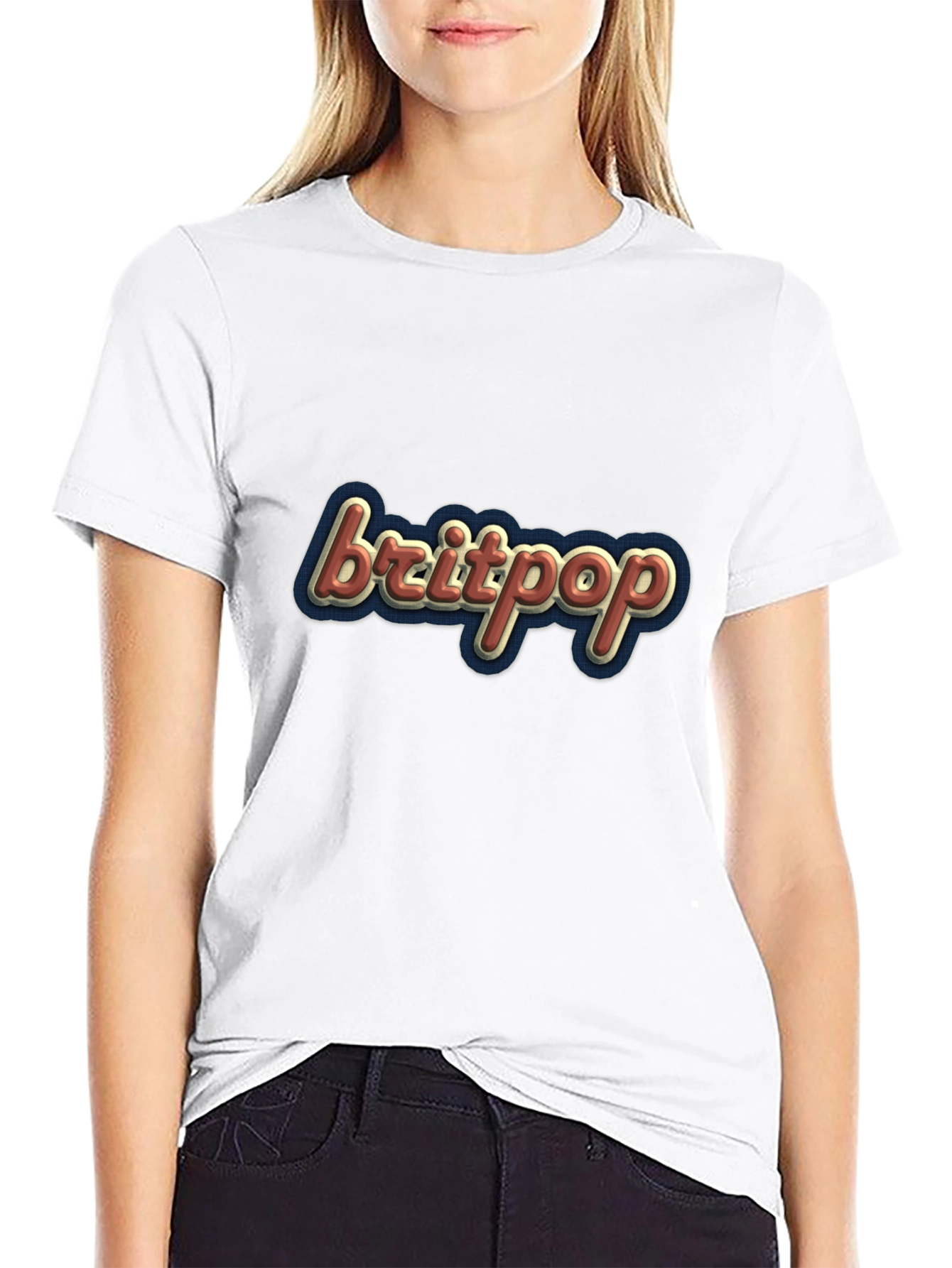 Britpop Retro Style Mens T-Shirt
