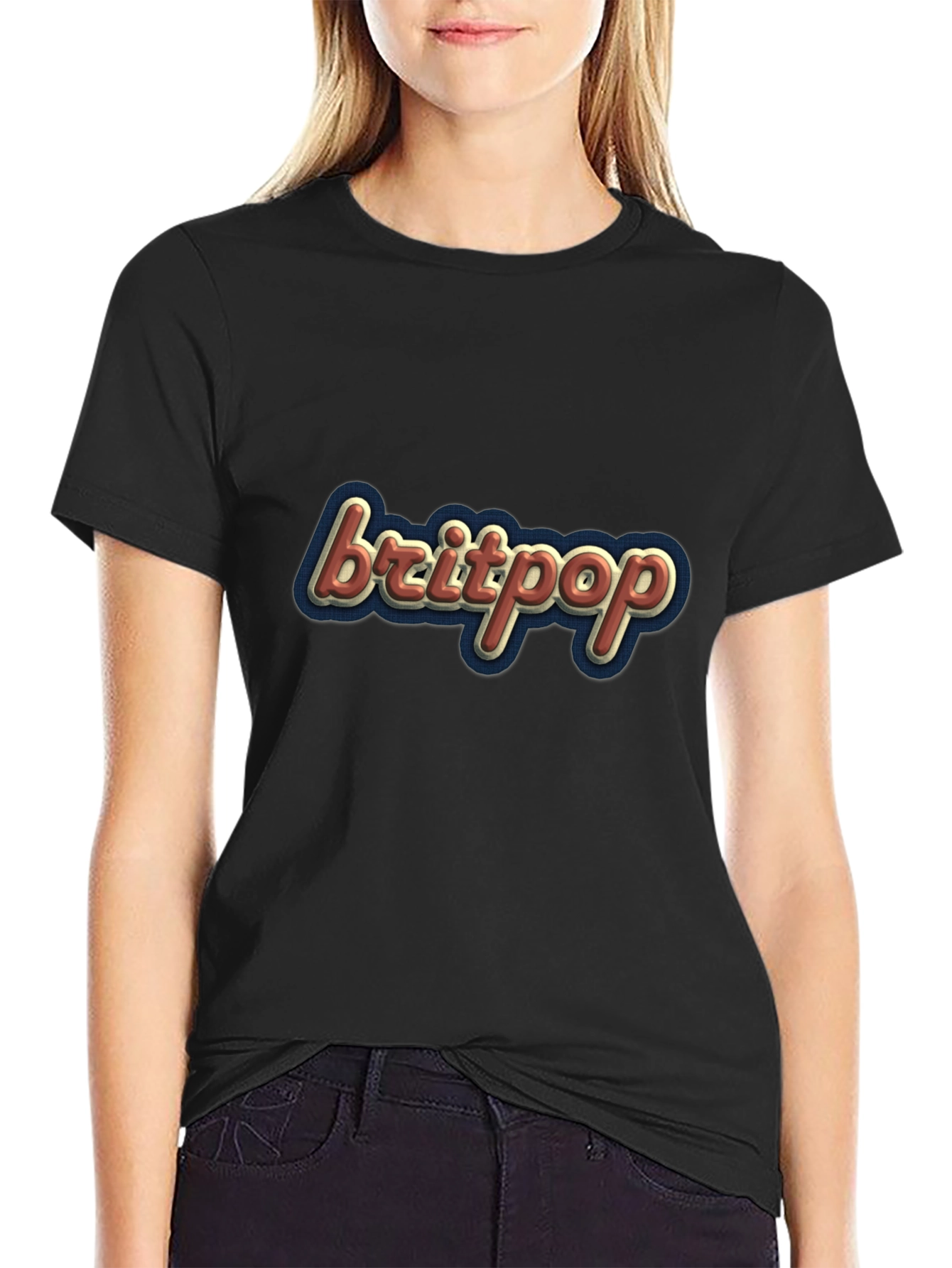 Britpop Retro Style Mens T-Shirt