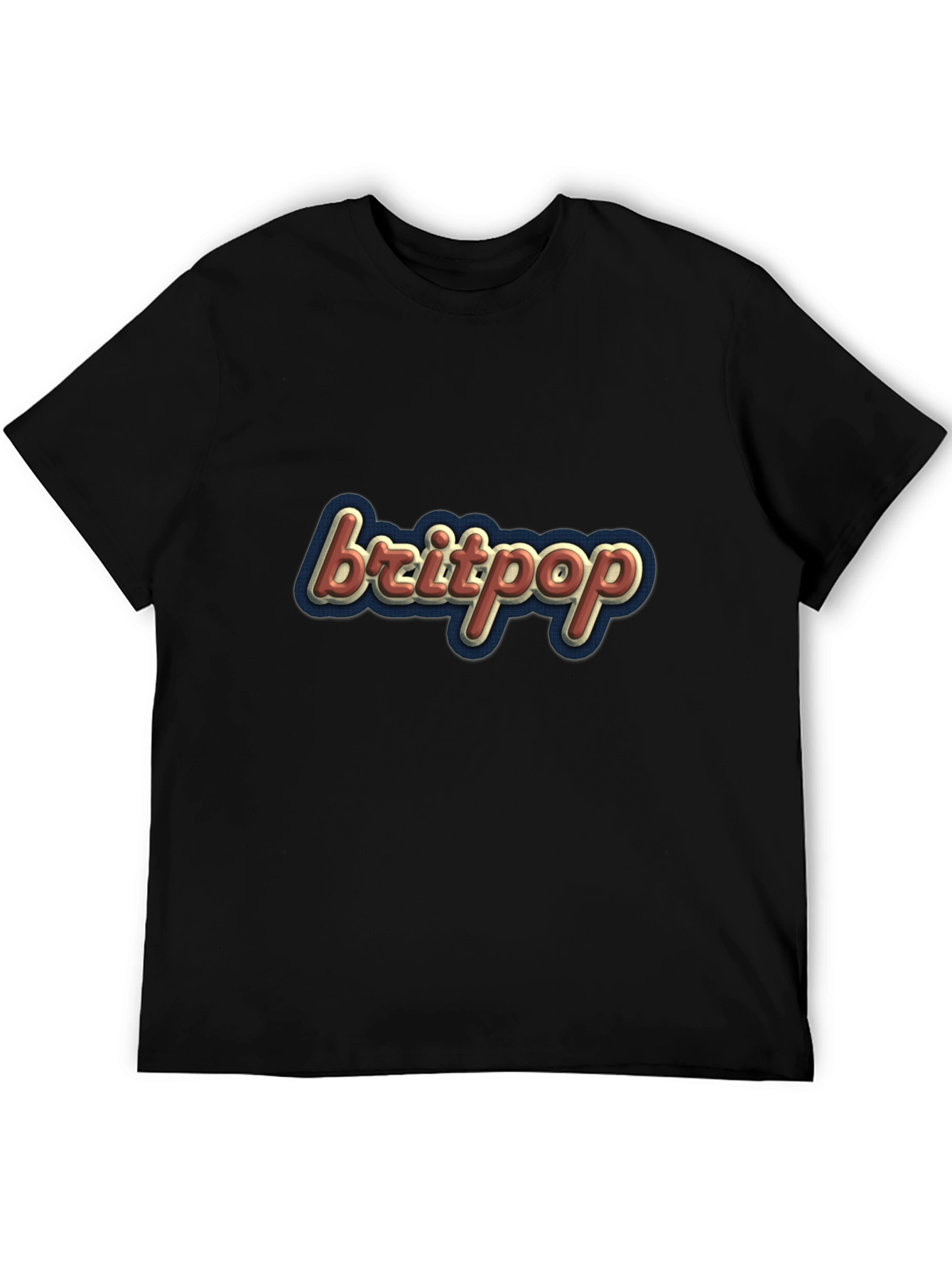 Britpop Retro Style Mens T-Shirt