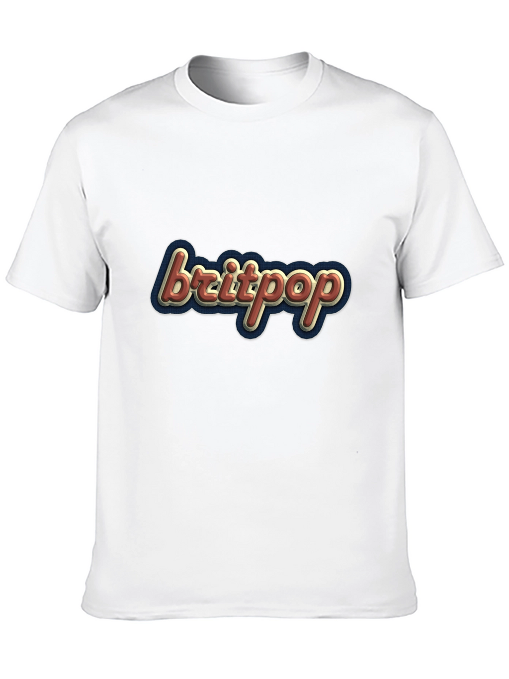 Britpop Retro Style Mens T-Shirt