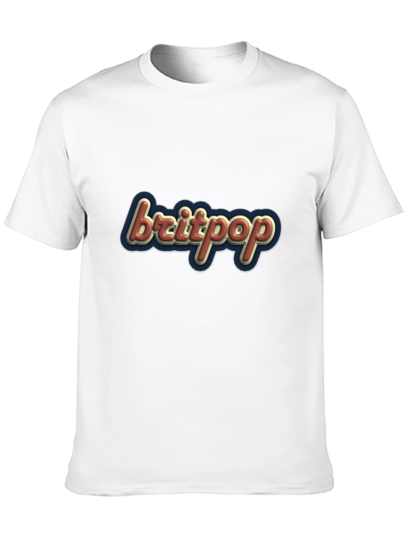 Britpop Retro Style Mens T-Shirt