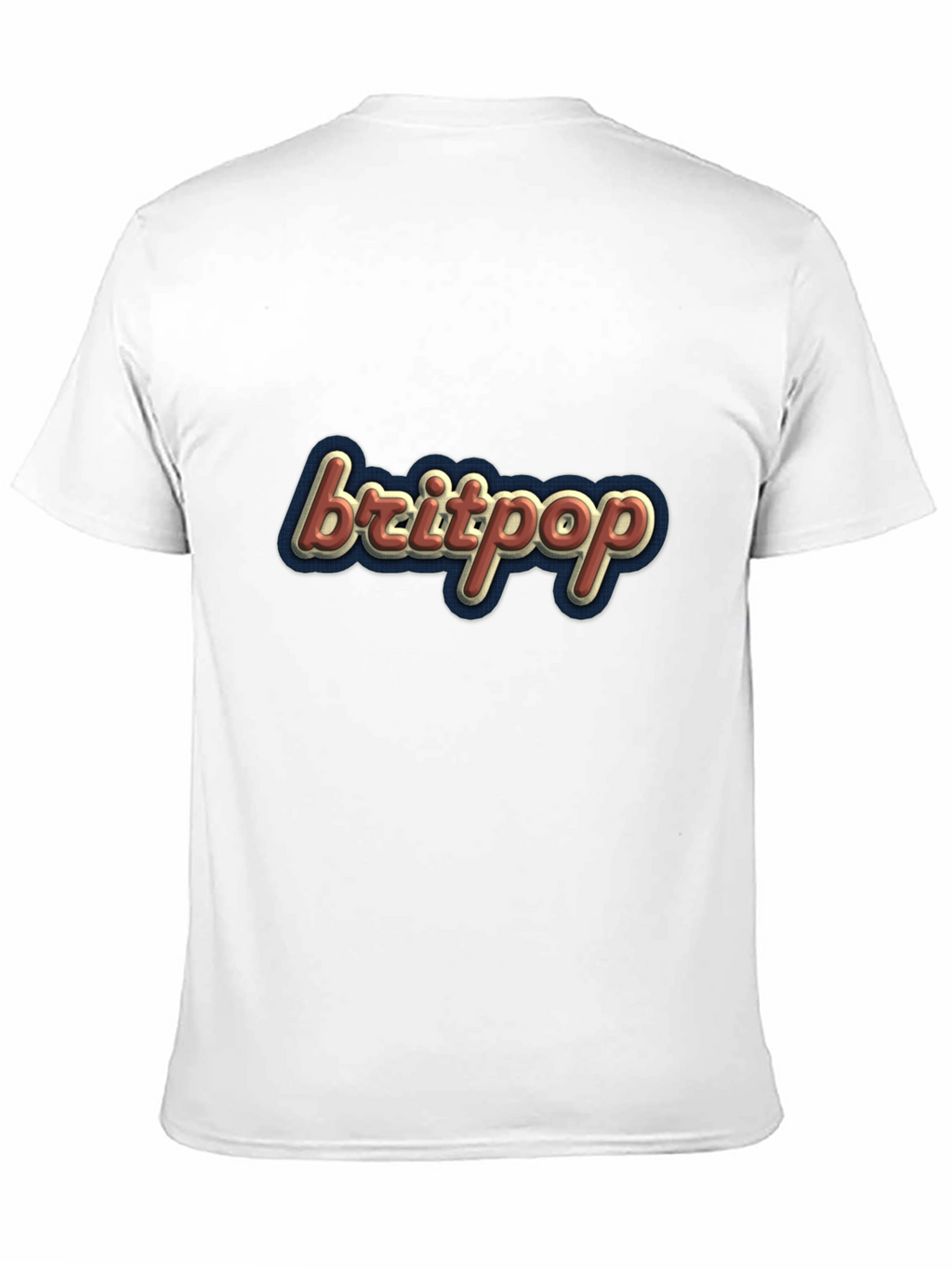 Britpop Retro Style Mens T-Shirt