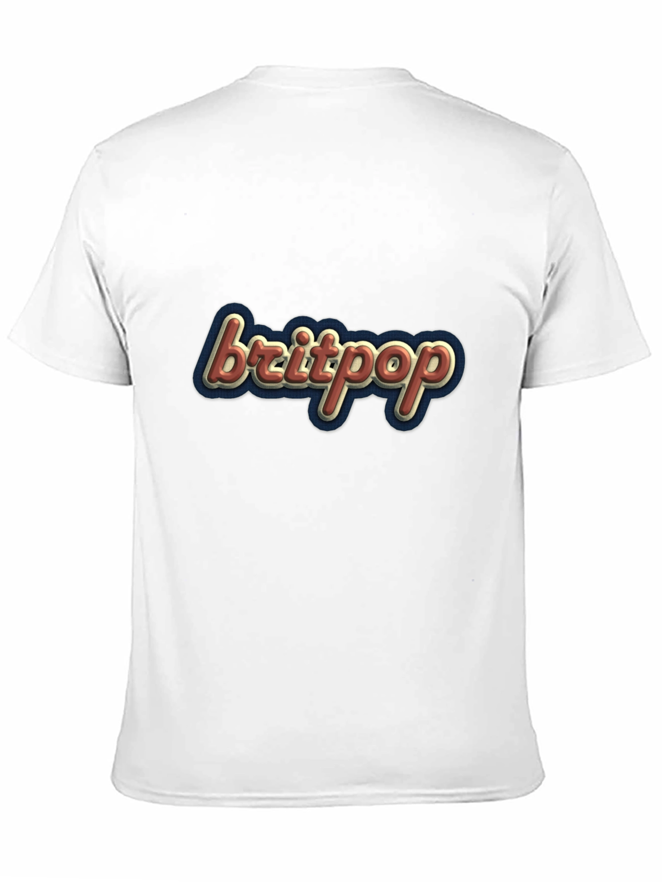 Britpop Retro Style Mens T-Shirt