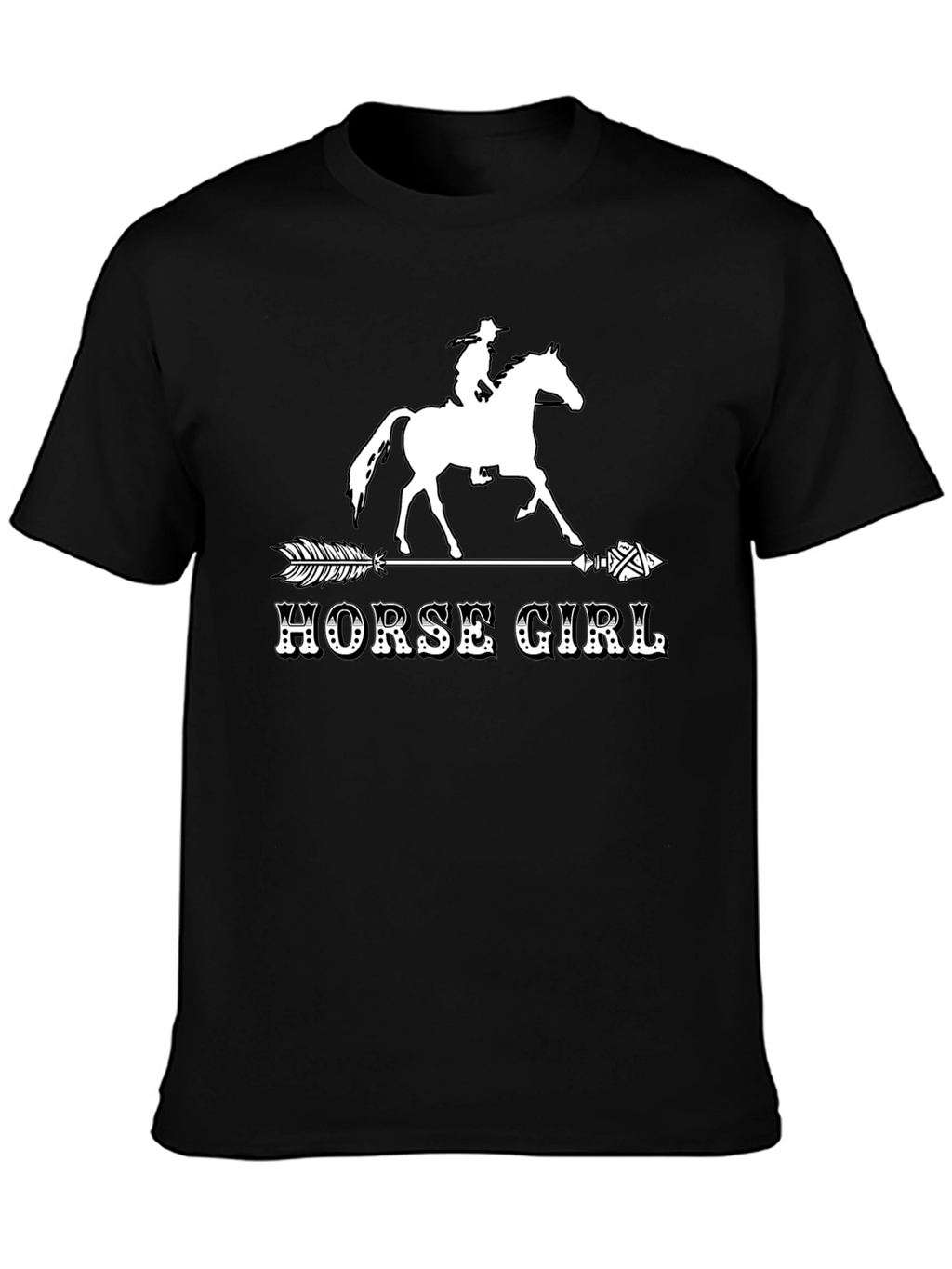 Horse Girl Arrow T-Shirt - Equestrian Tee
