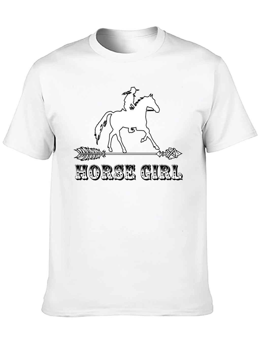 Horse Girl Arrow T-Shirt - Equestrian Tee