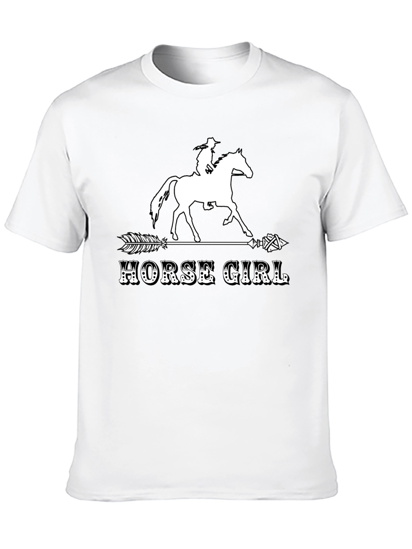 Horse Girl Arrow T-Shirt - Equestrian Tee