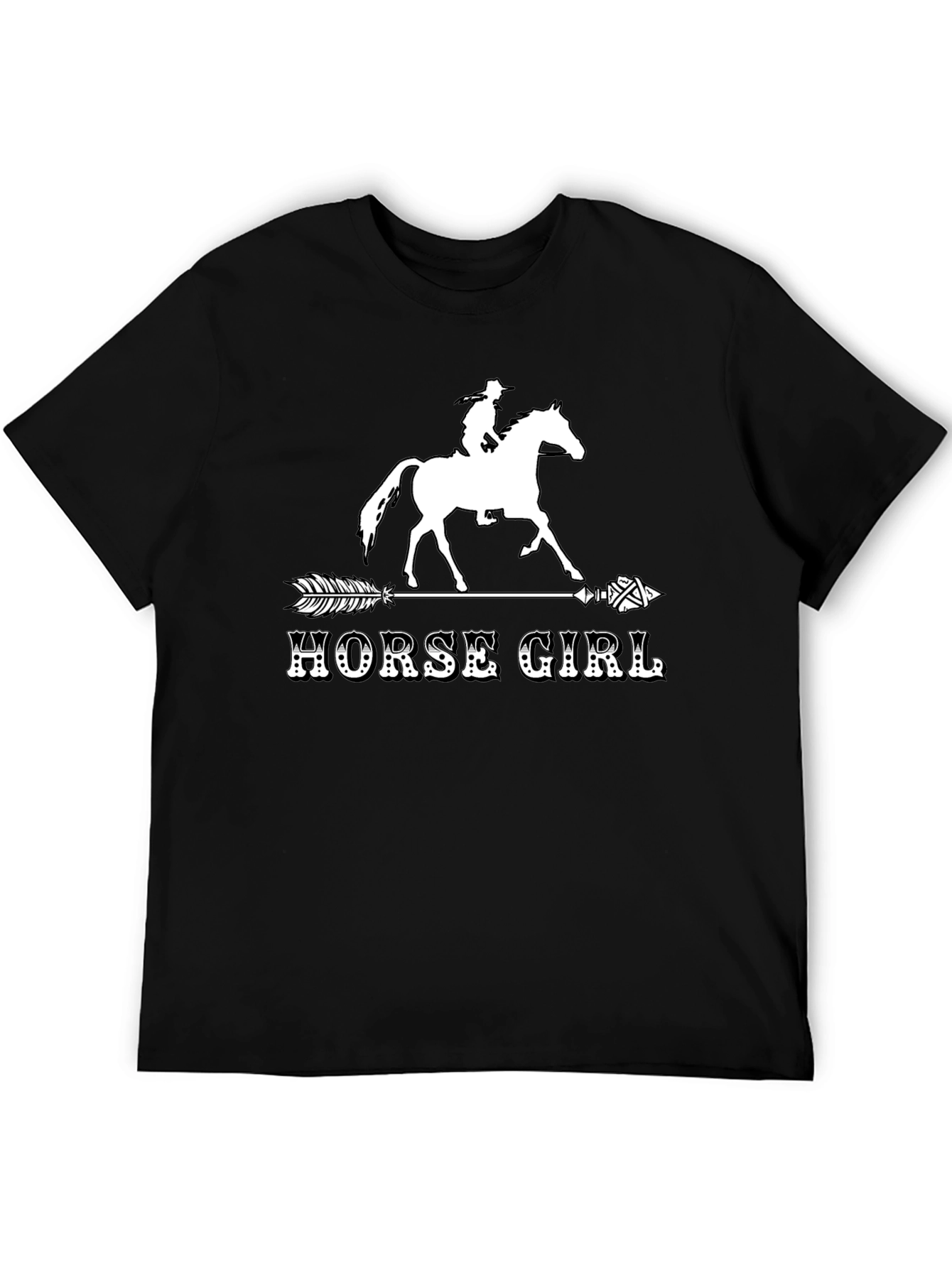 Horse Girl Arrow T-Shirt - Equestrian Tee