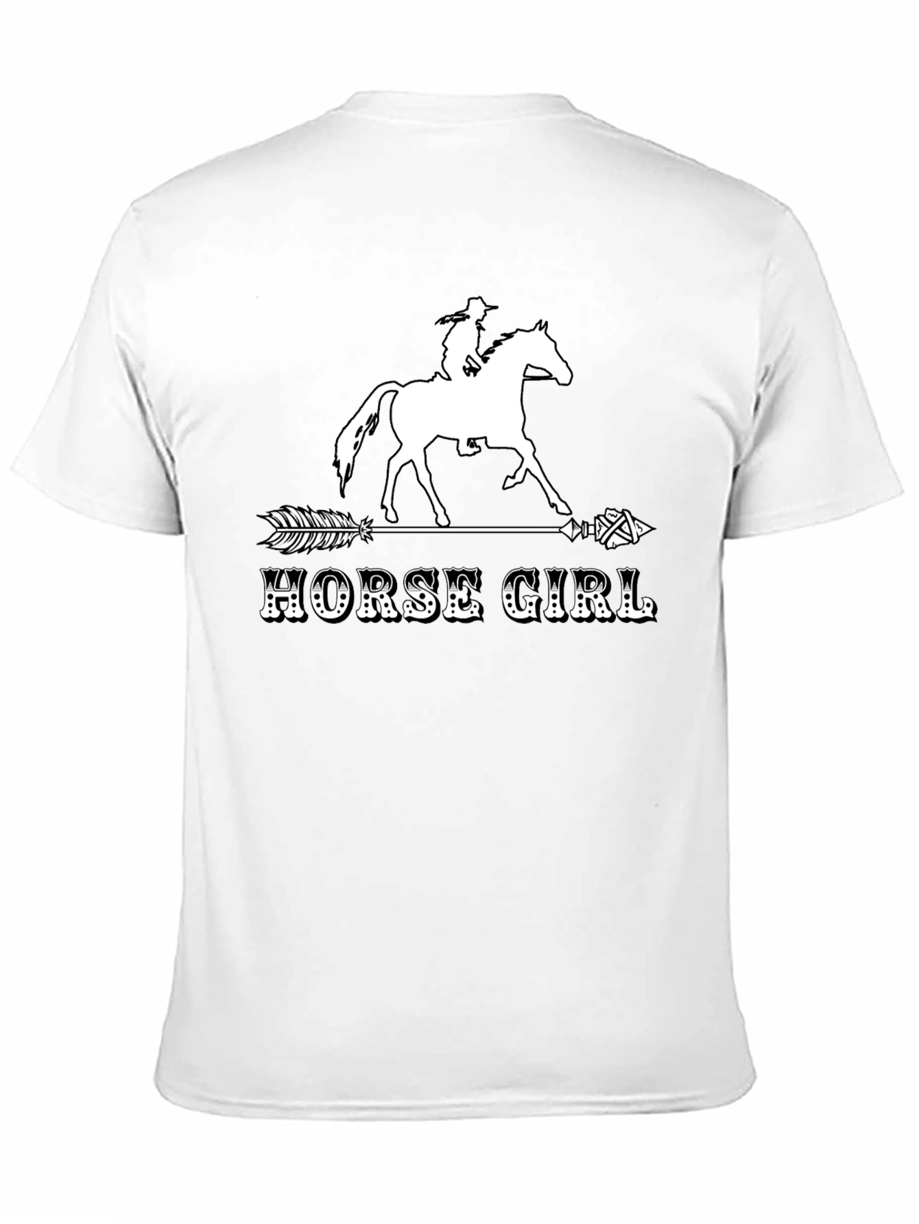 Horse Girl Arrow T-Shirt - Equestrian Tee