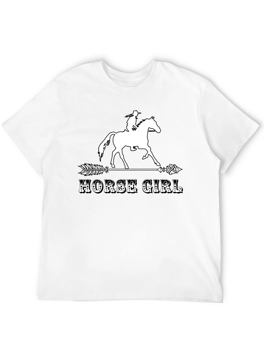 Horse Girl Arrow T-Shirt - Equestrian Tee