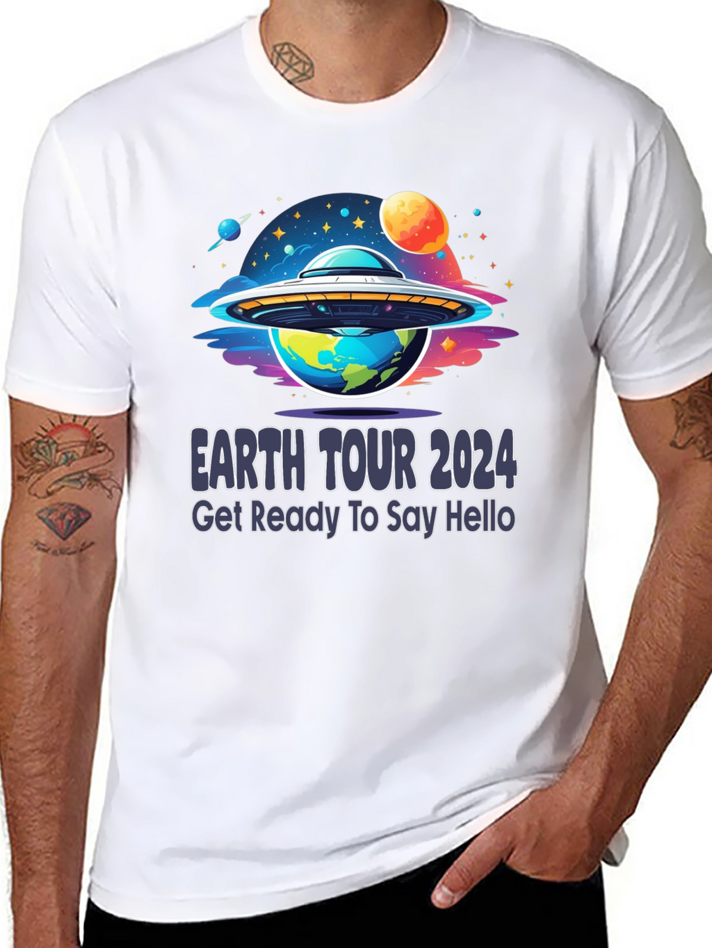Earth Tour 2024 Graphic T-Shirt
