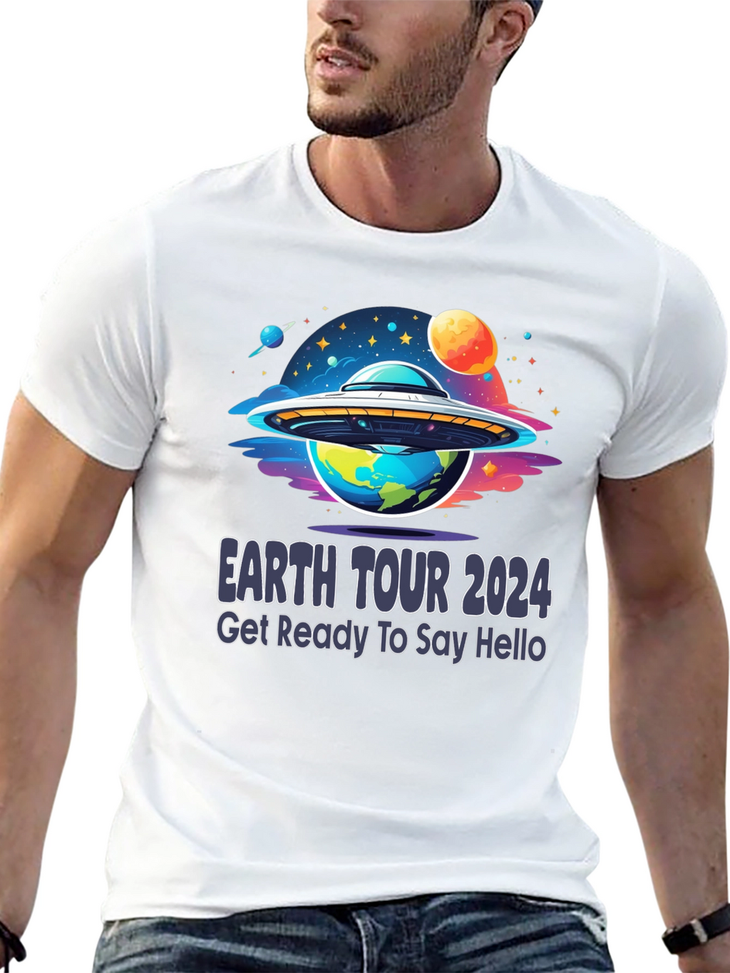 Earth Tour 2024 Graphic T-Shirt