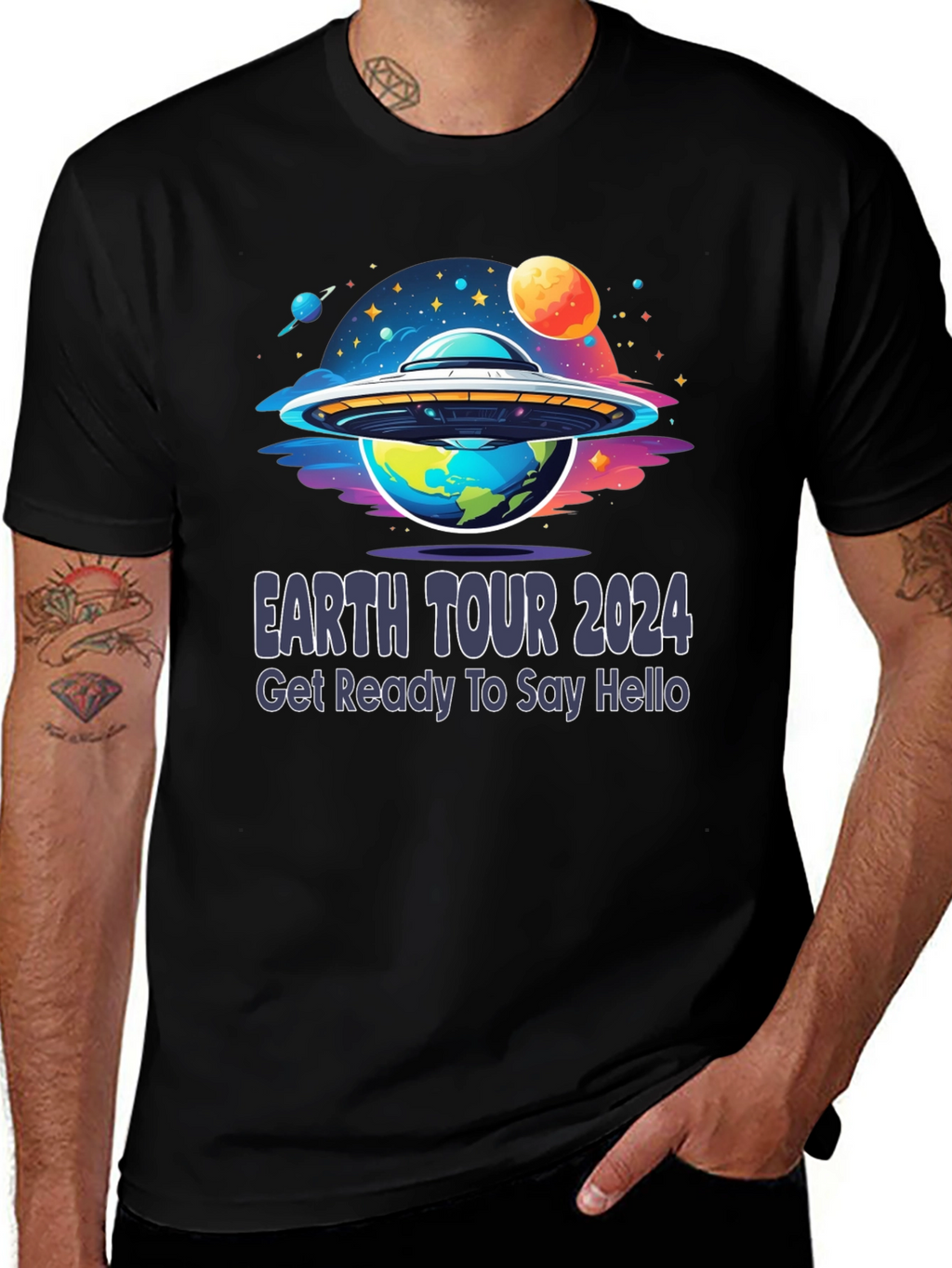 Earth Tour 2024 Graphic T-Shirt