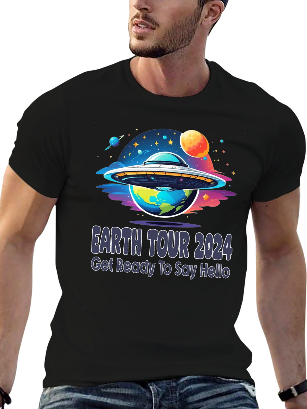 Earth Tour 2024 Graphic T-Shirt