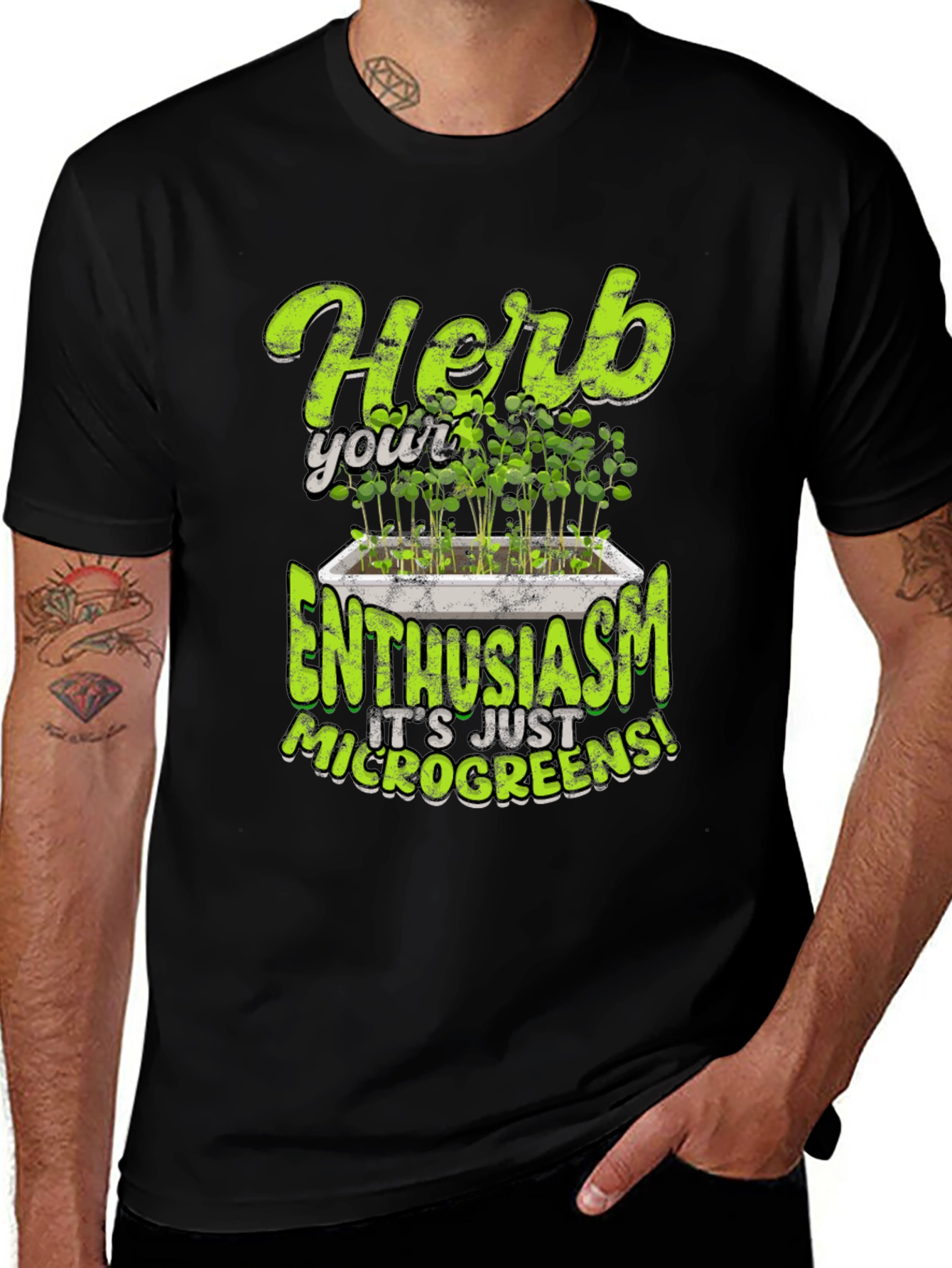 Herb Your Enthusiasm Microgreens T-Shirt