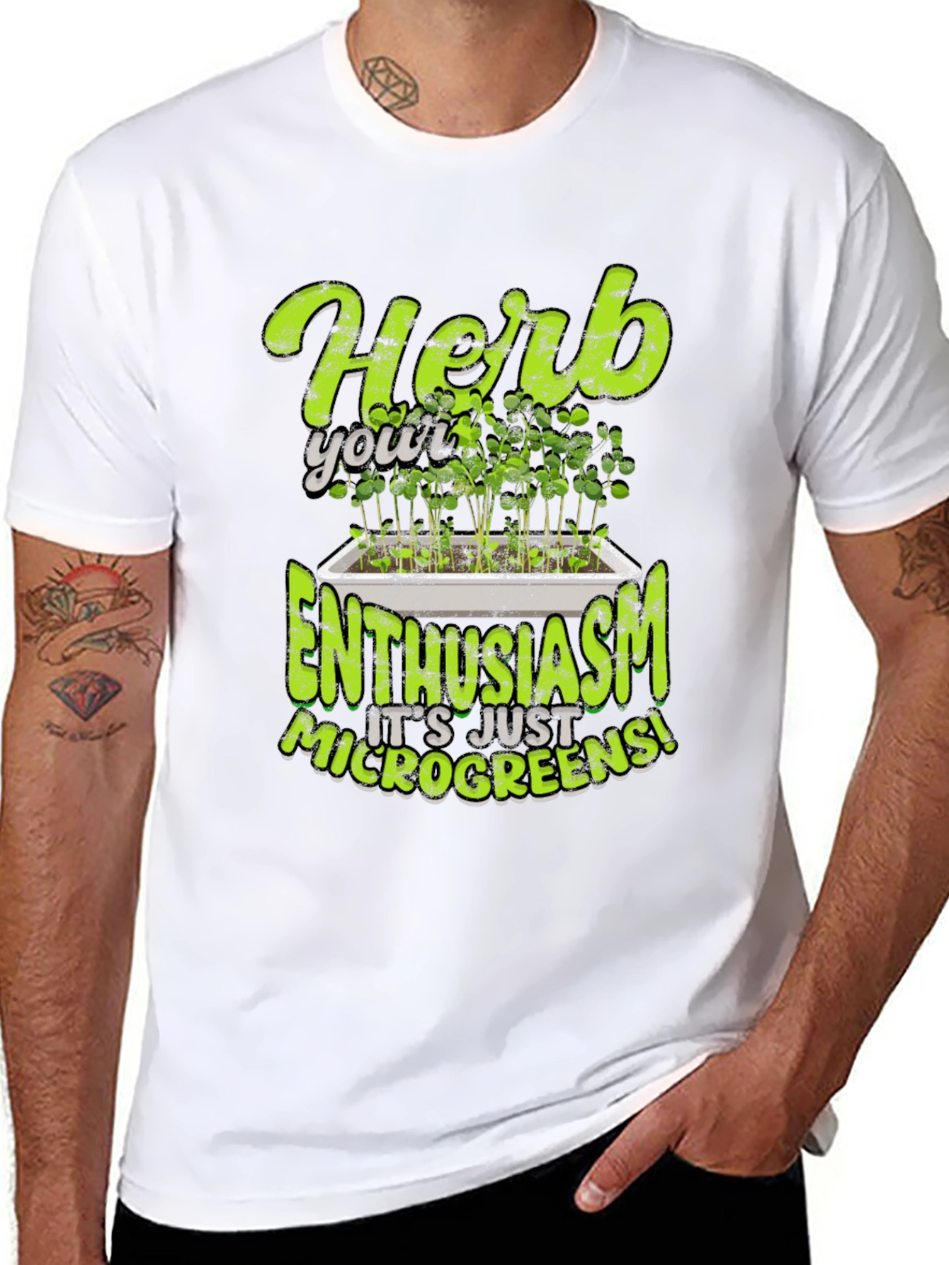 Herb Your Enthusiasm Microgreens T-Shirt