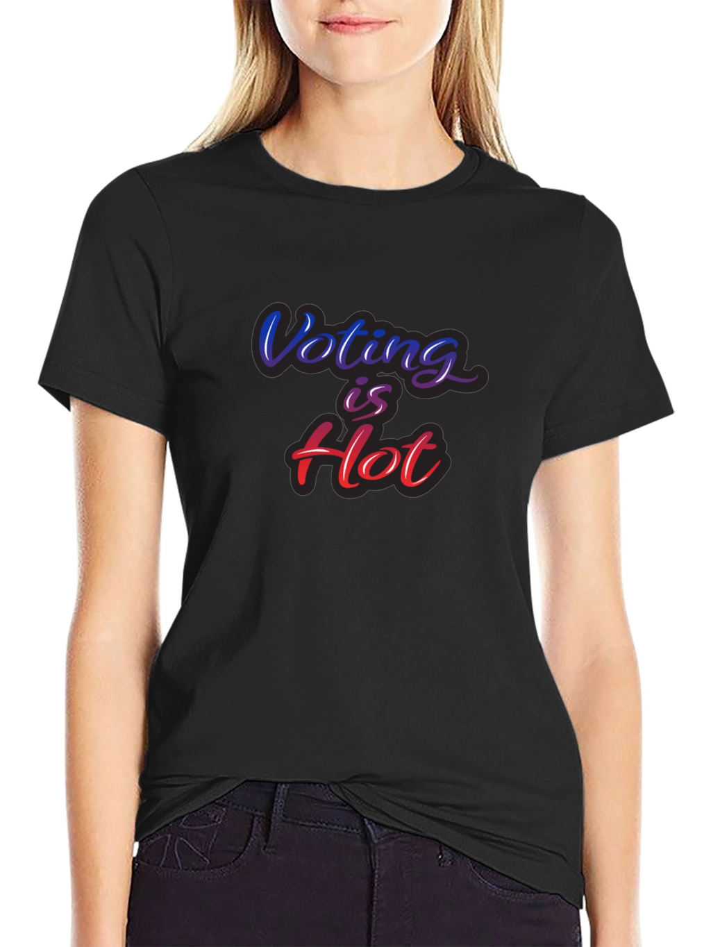 Voting is Hot Graphic T-Shirt - Vote!