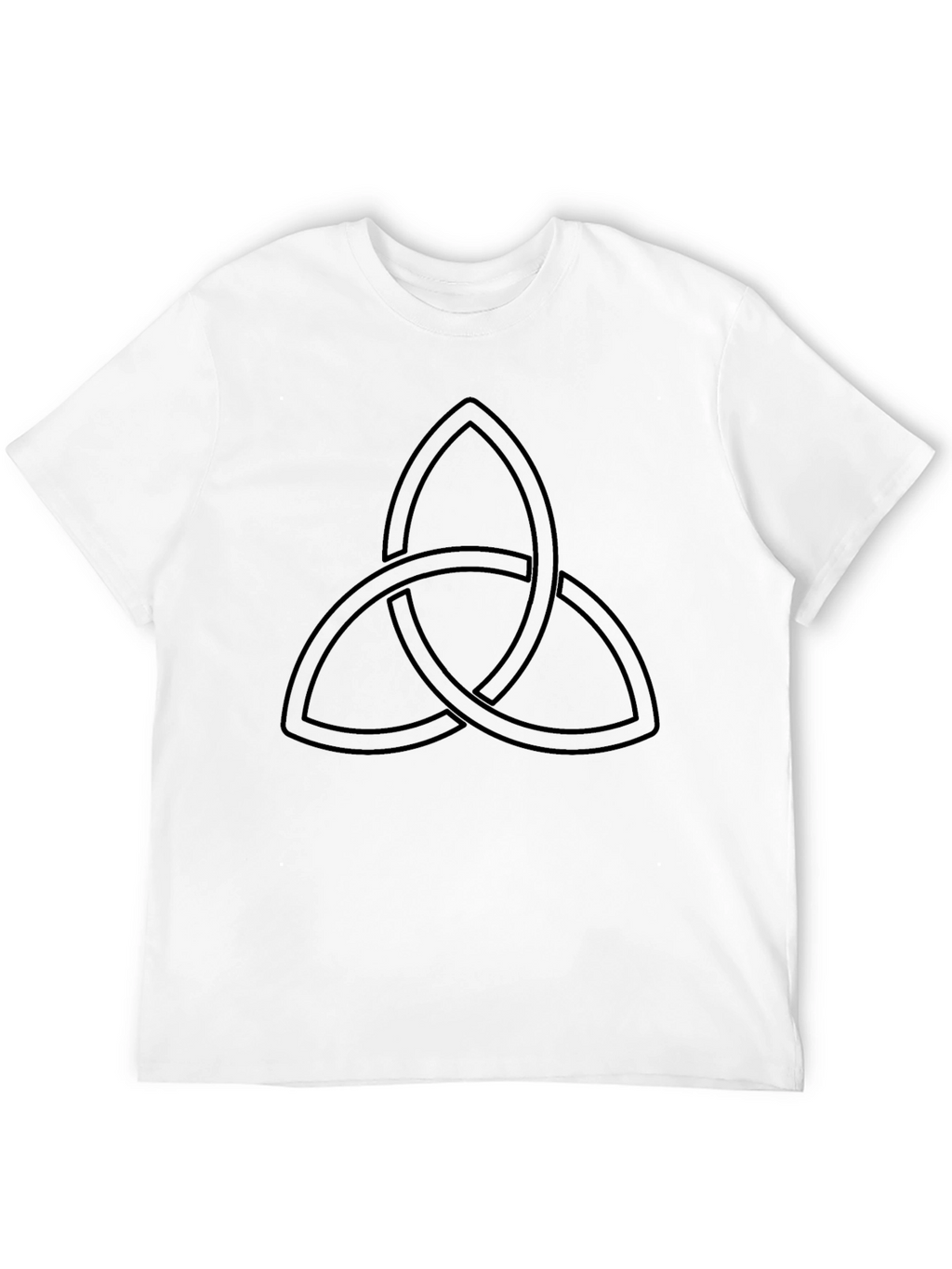 Black T-Shirt with Celtic Knot Design