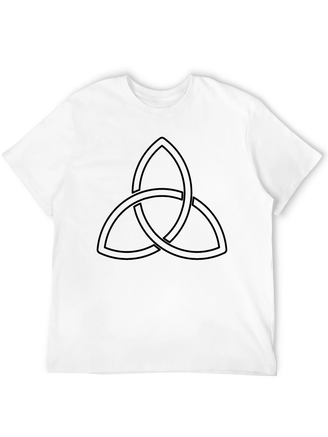 Black T-Shirt with Celtic Knot Design