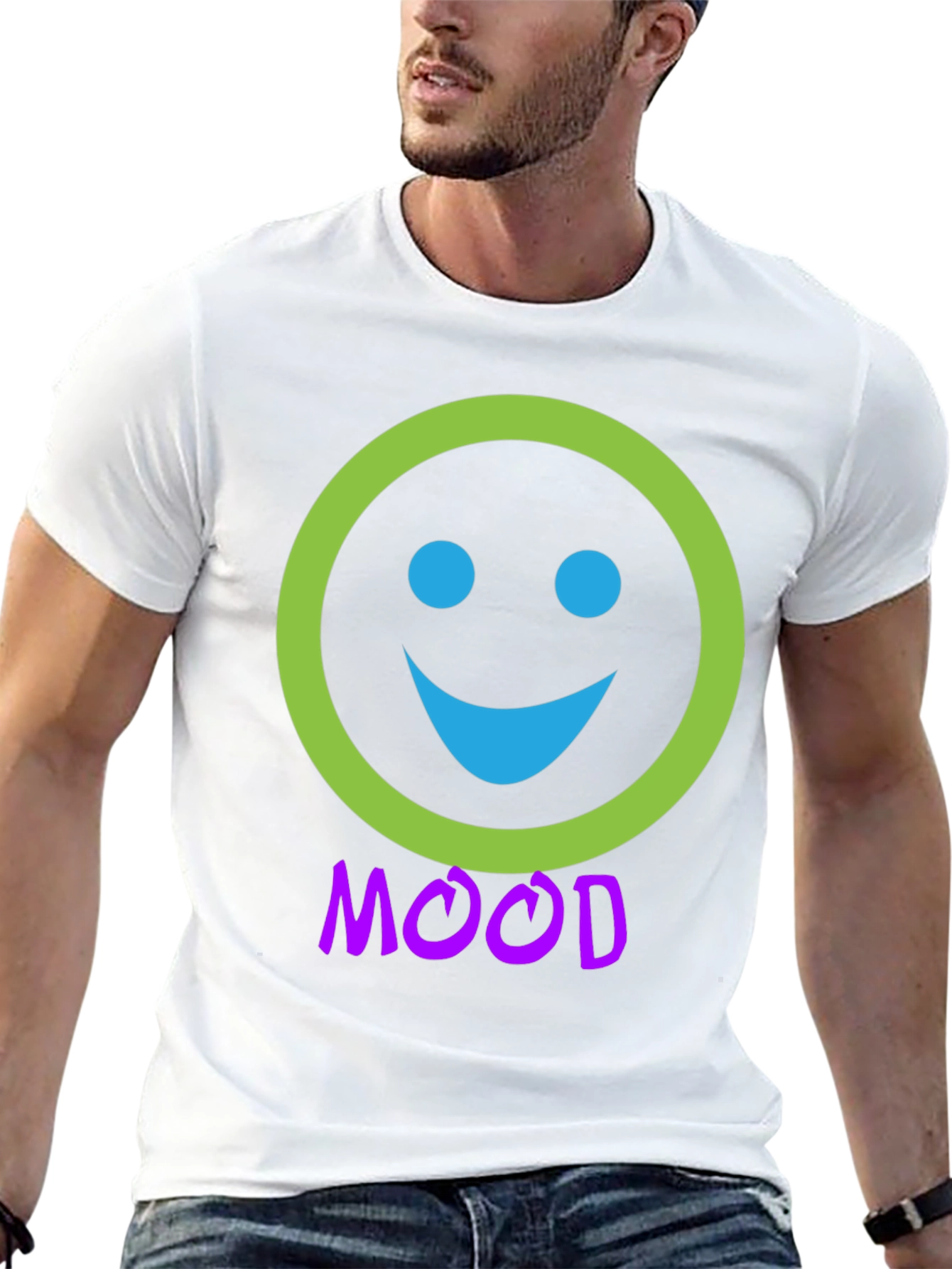 Mood Smiley Face Graphic T-Shirt