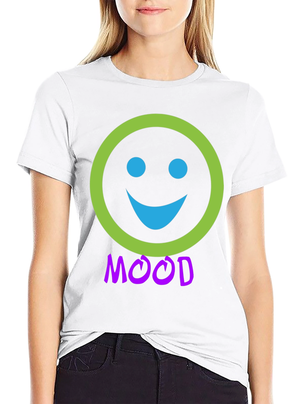 Mood Smiley Face Graphic T-Shirt