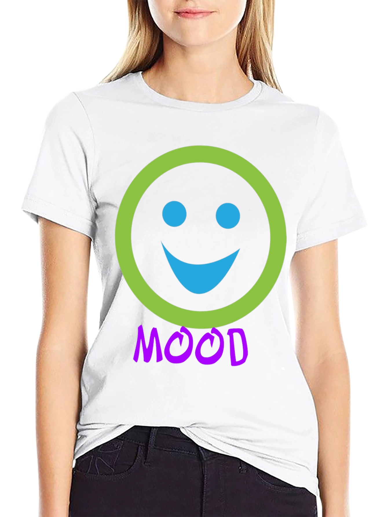 Mood Smiley Face Graphic T-Shirt