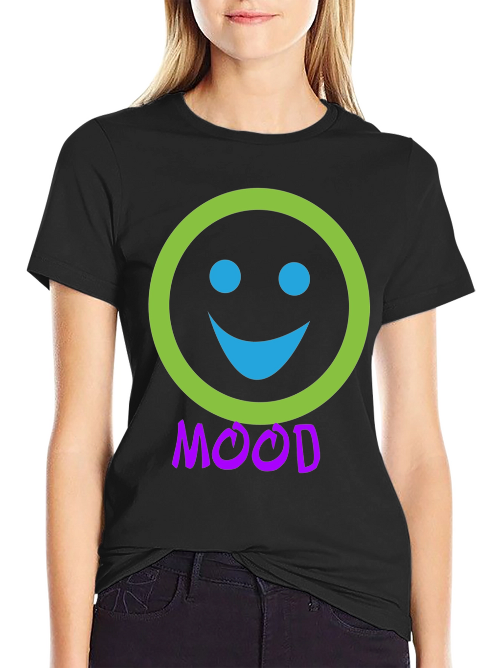 Mood Smiley Face Graphic T-Shirt
