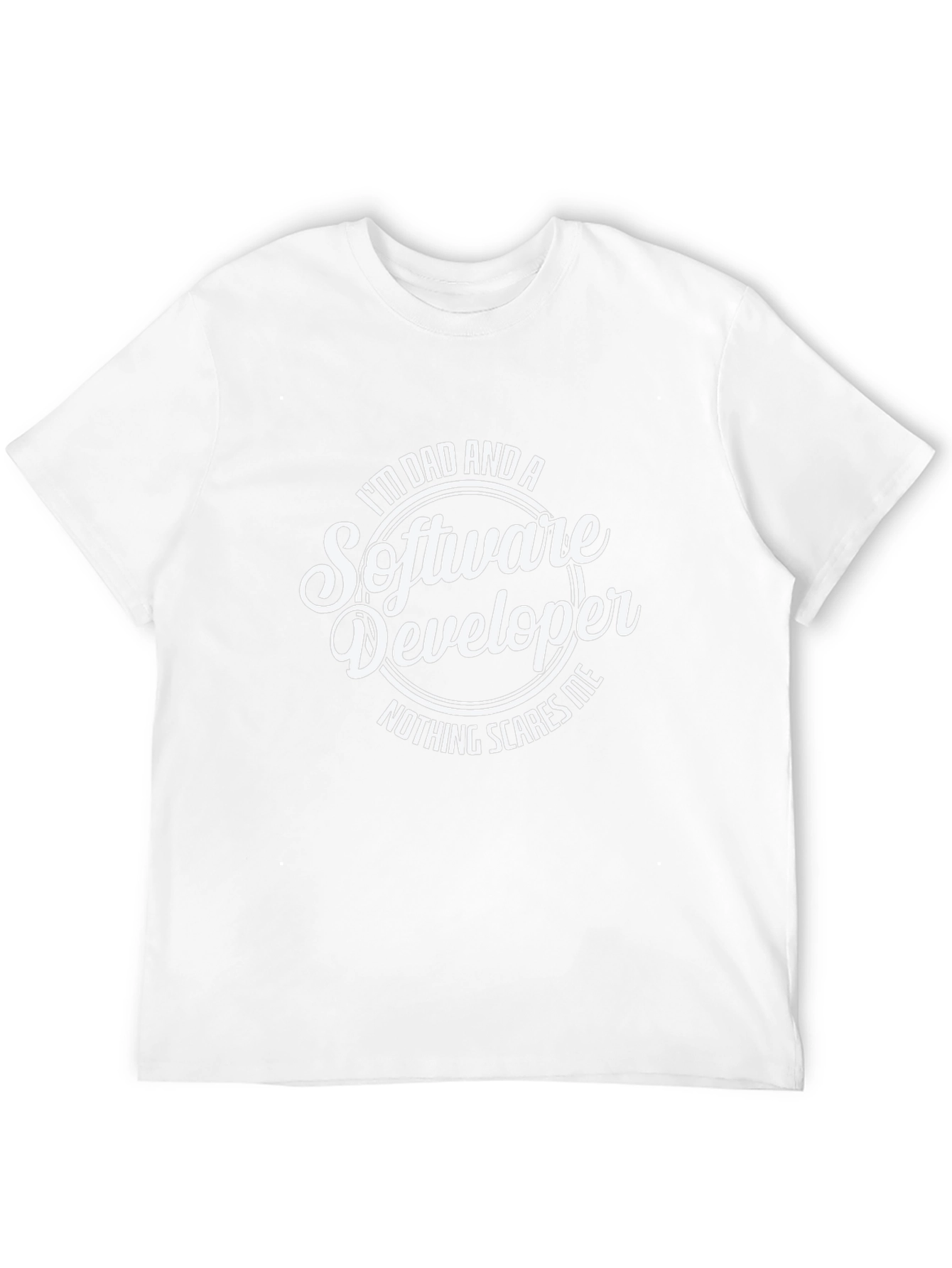 Im Dad and a Software Developer Black T-Shirt