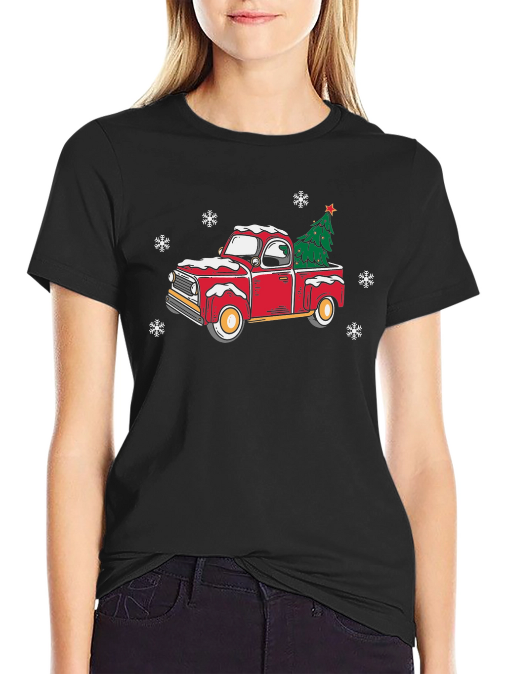 Christmas Truck T-Shirt - Festive Holiday Tee