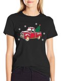 Christmas Truck T-Shirt - Festive Holiday Tee