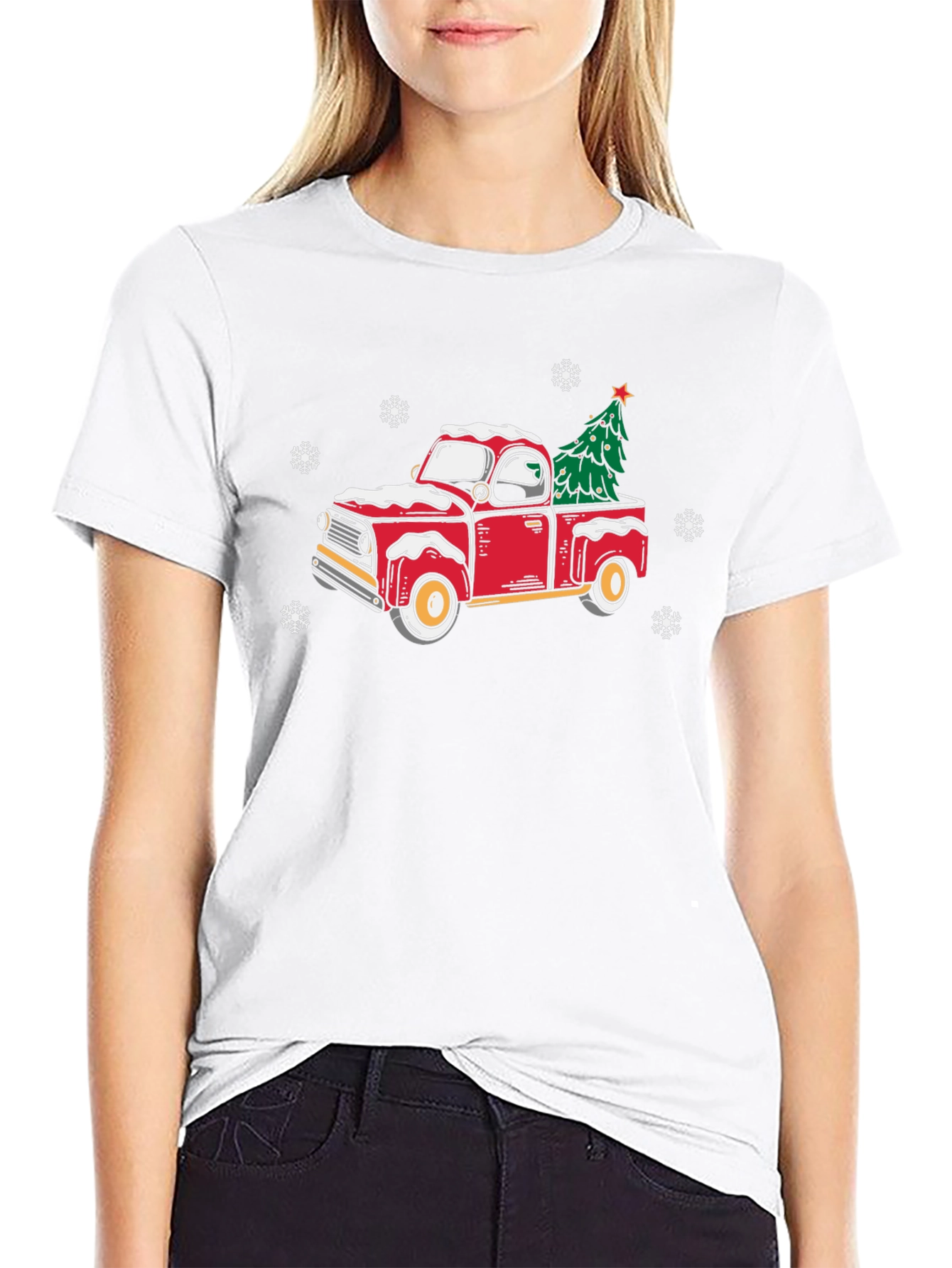 Christmas Truck T-Shirt - Festive Holiday Tee