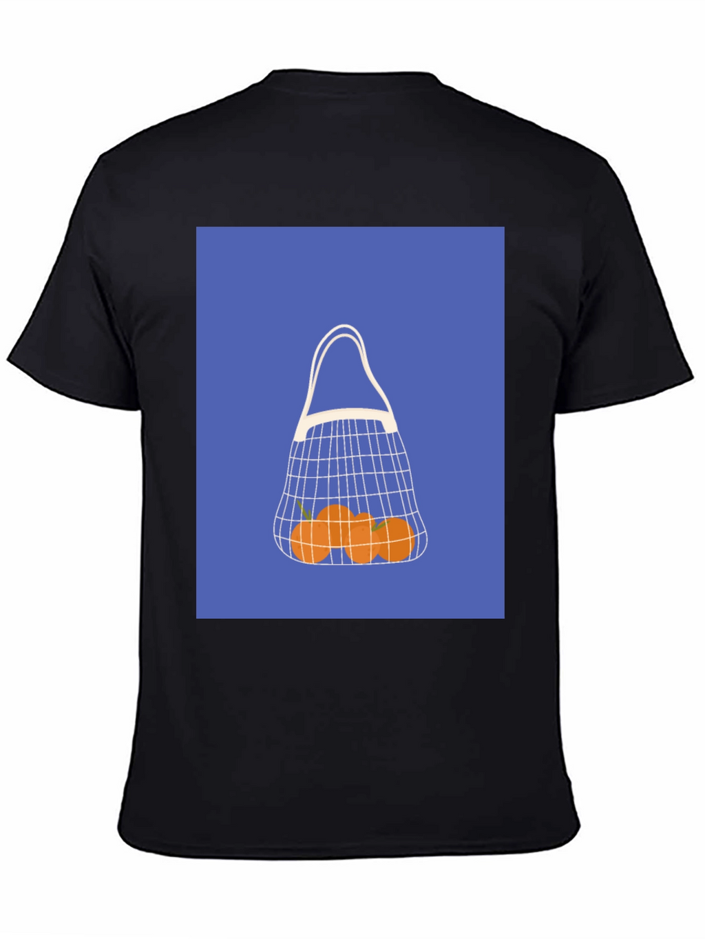 Modern Orange Fruit Net Bag Graphic Tee