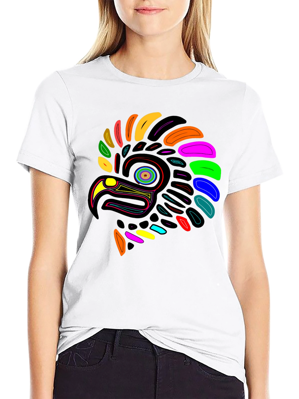 Vibrant Eagle Graphic Tee - Unique Design