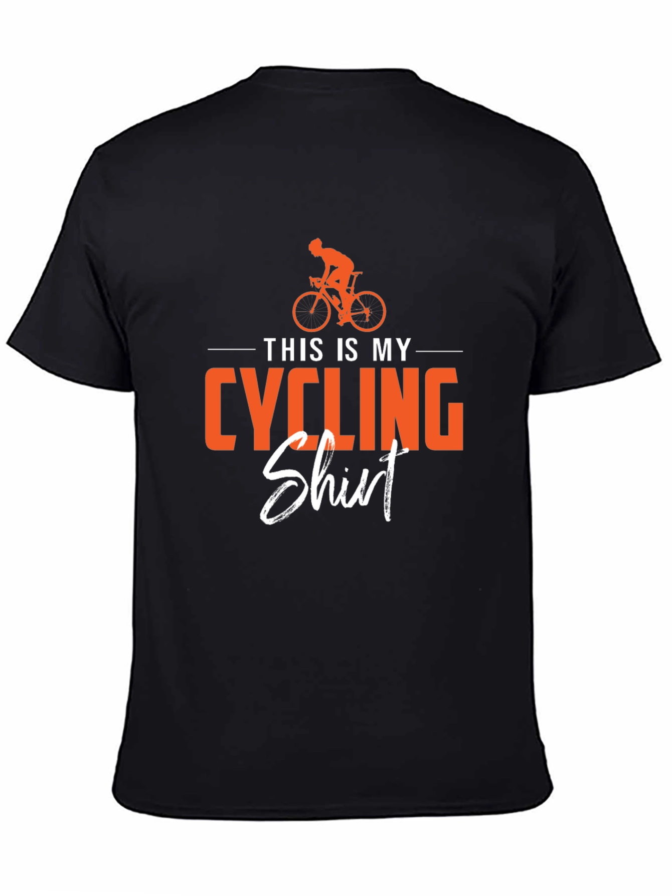 Cycling Shirt - This is My Cycling Shirt - Black T-Shirt