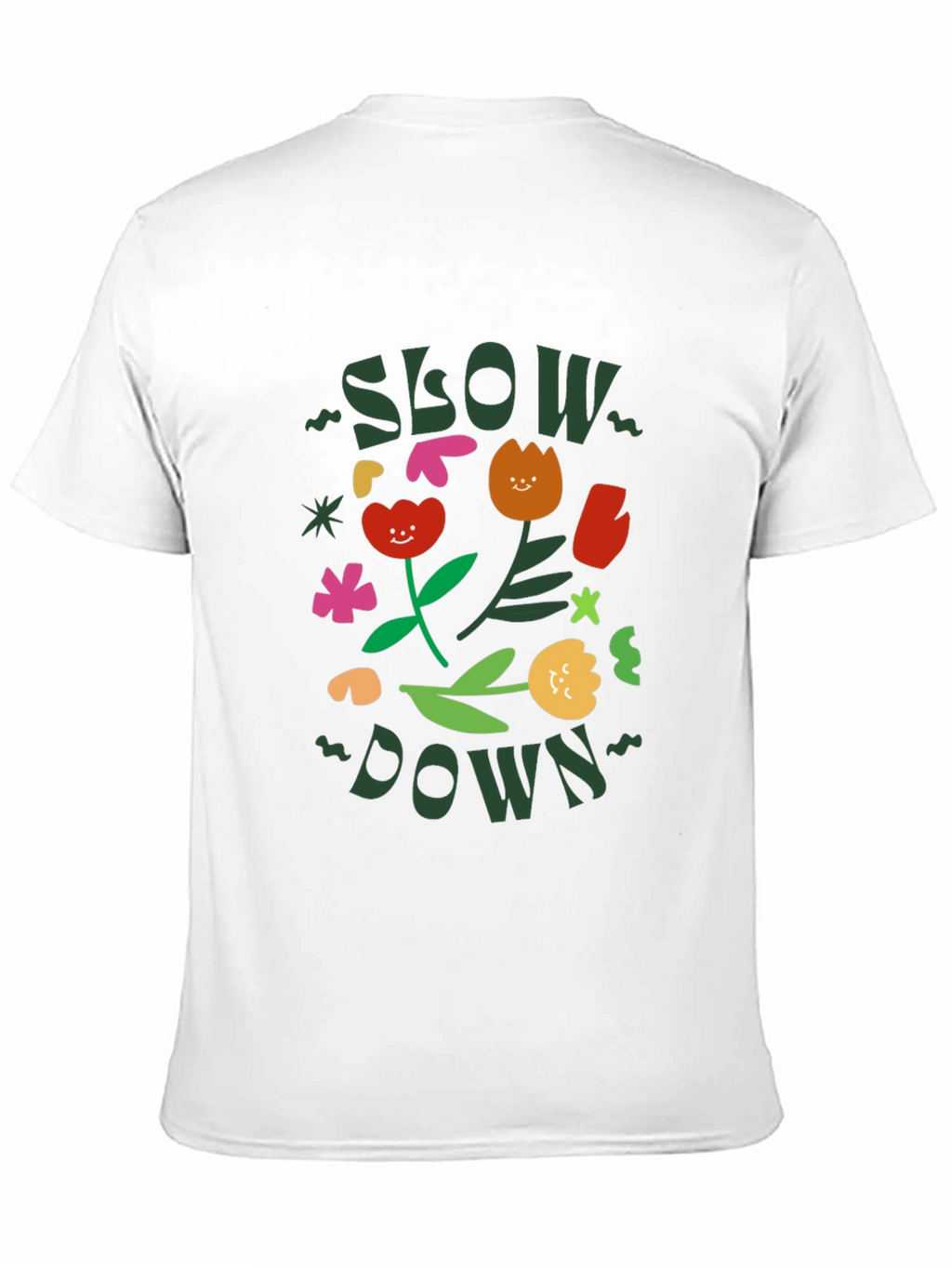 Slow Down Graphic Tee - Stylish Comfort