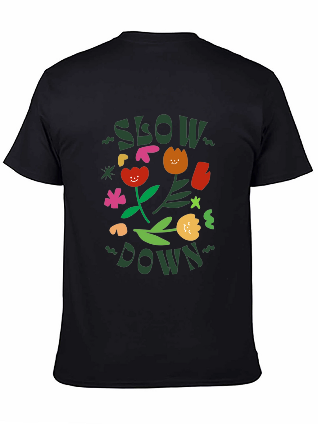Slow Down Graphic Tee - Stylish Comfort