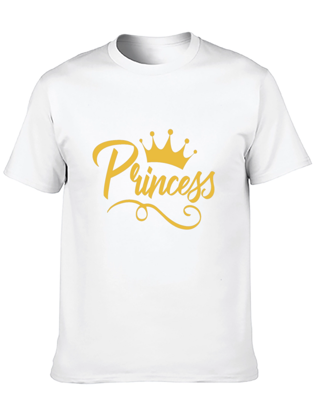 Princess Crown Graphic T-Shirt - Black