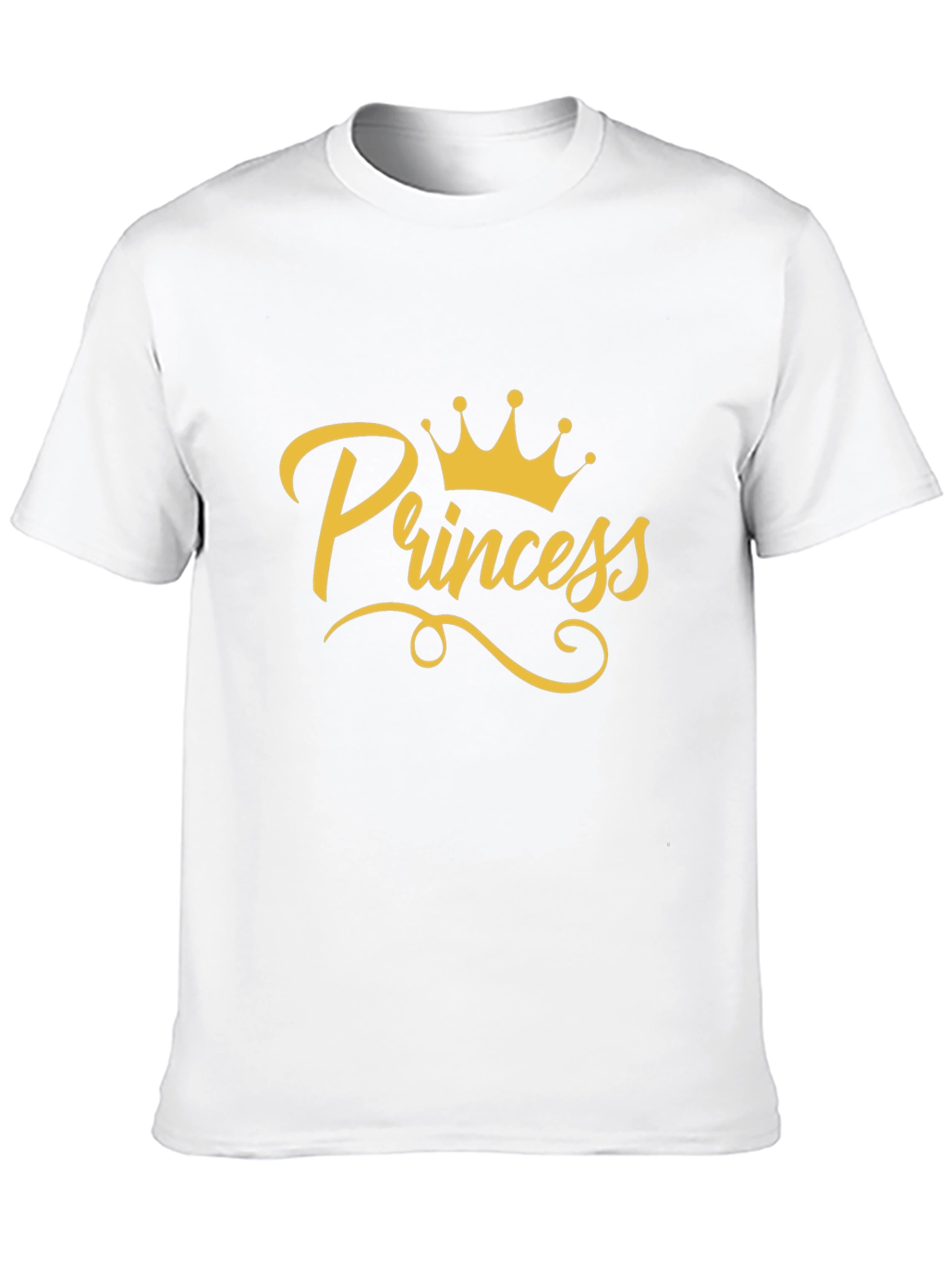 Princess Crown Graphic T-Shirt - Black
