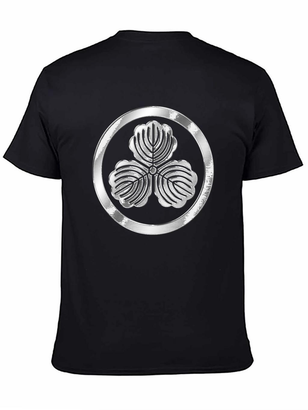 Silver Kamon Black T-Shirt
