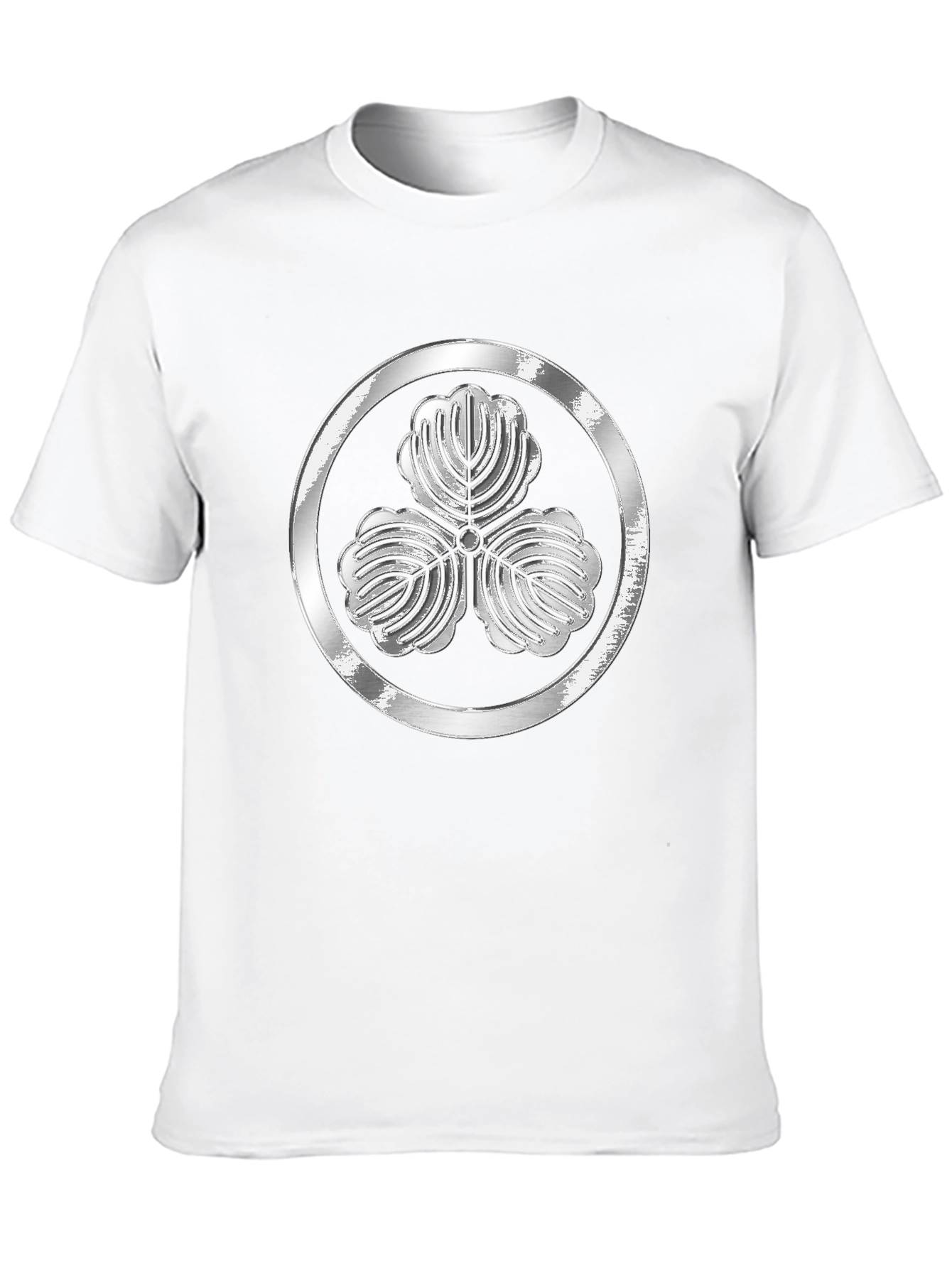 Silver Kamon Black T-Shirt