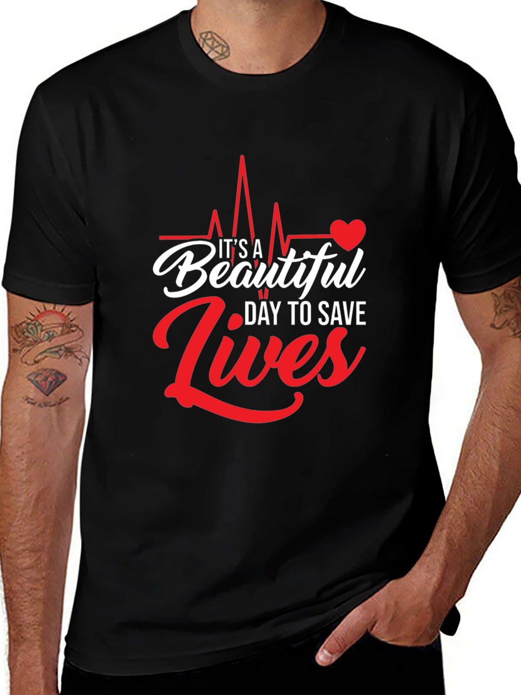 Its A Beautiful Day to Save Lives Graphic Tee