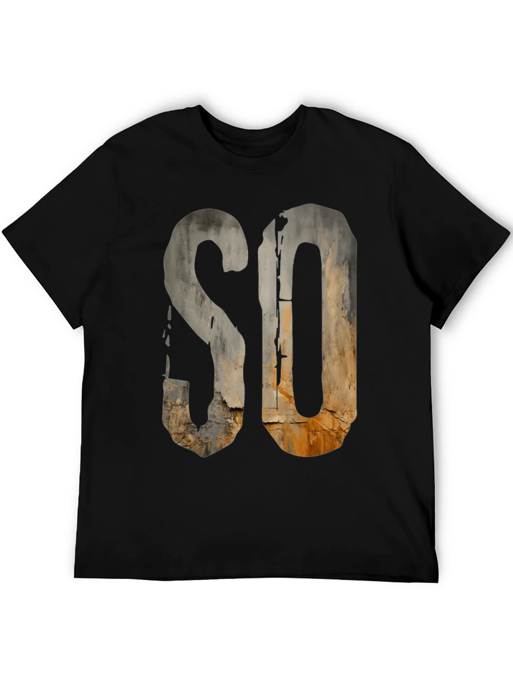 Rustic SO Graphic Tee - Urban Grunge Style