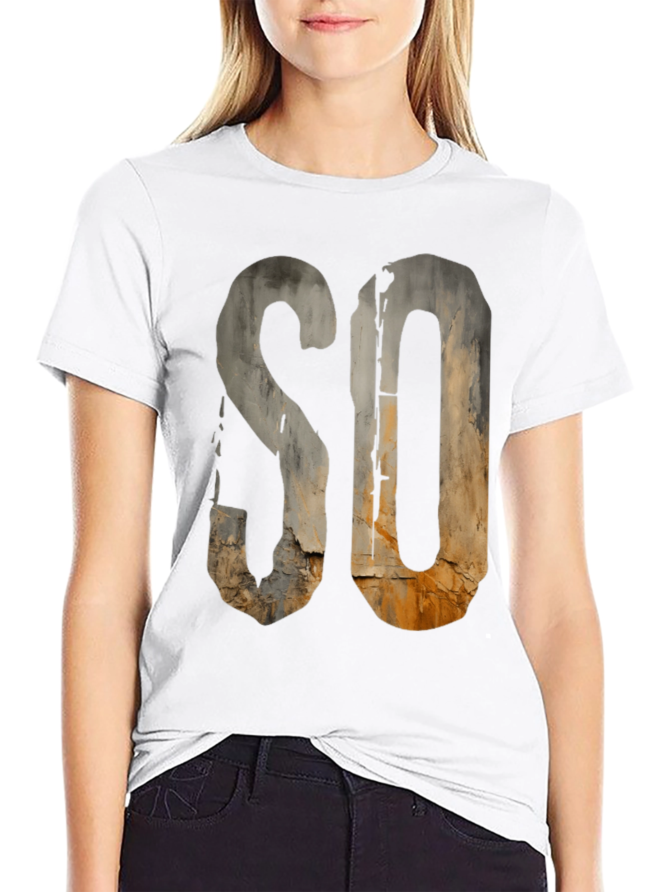 Rustic SO Graphic Tee - Urban Grunge Style
