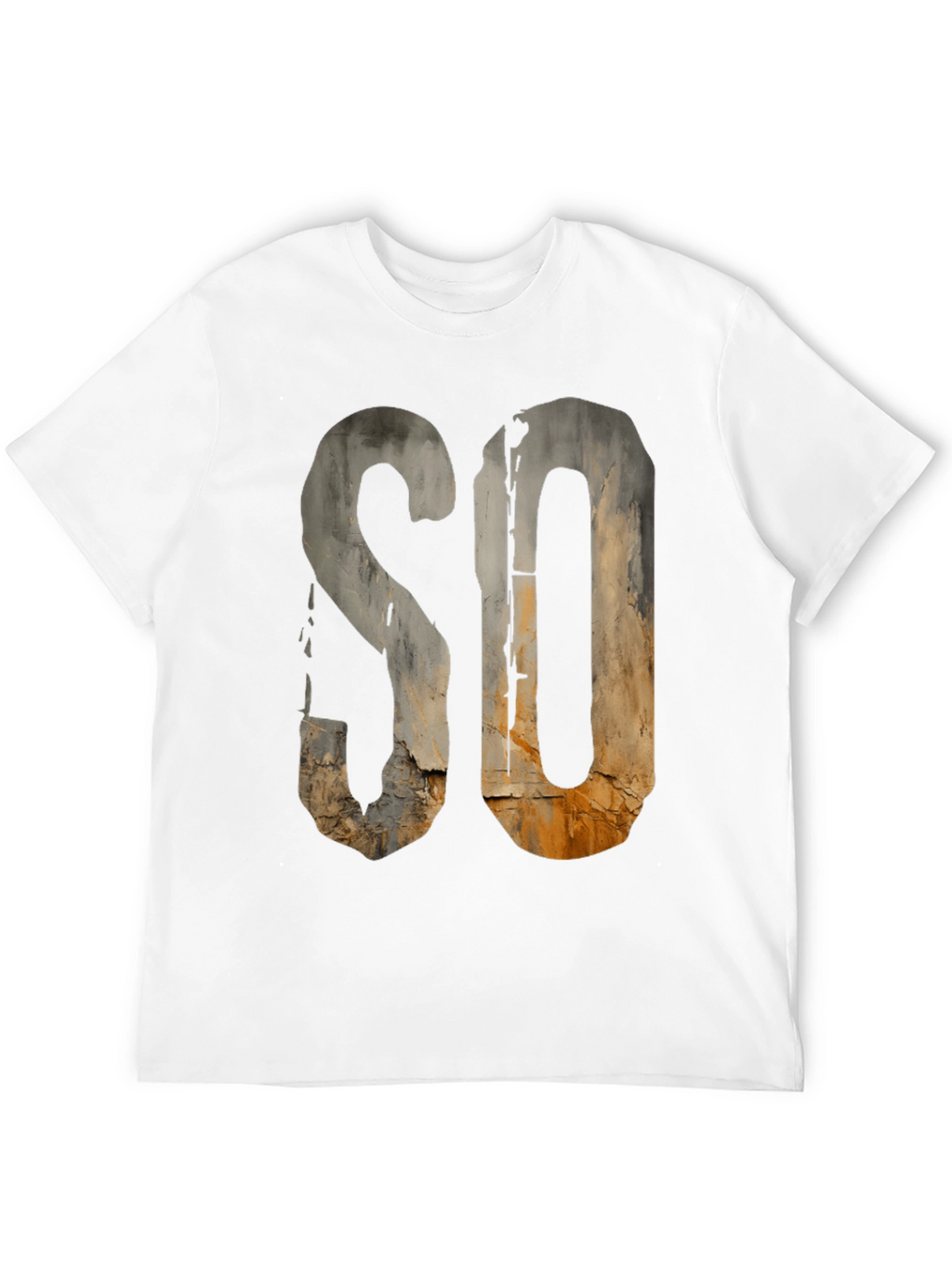 Rustic SO Graphic Tee - Urban Grunge Style