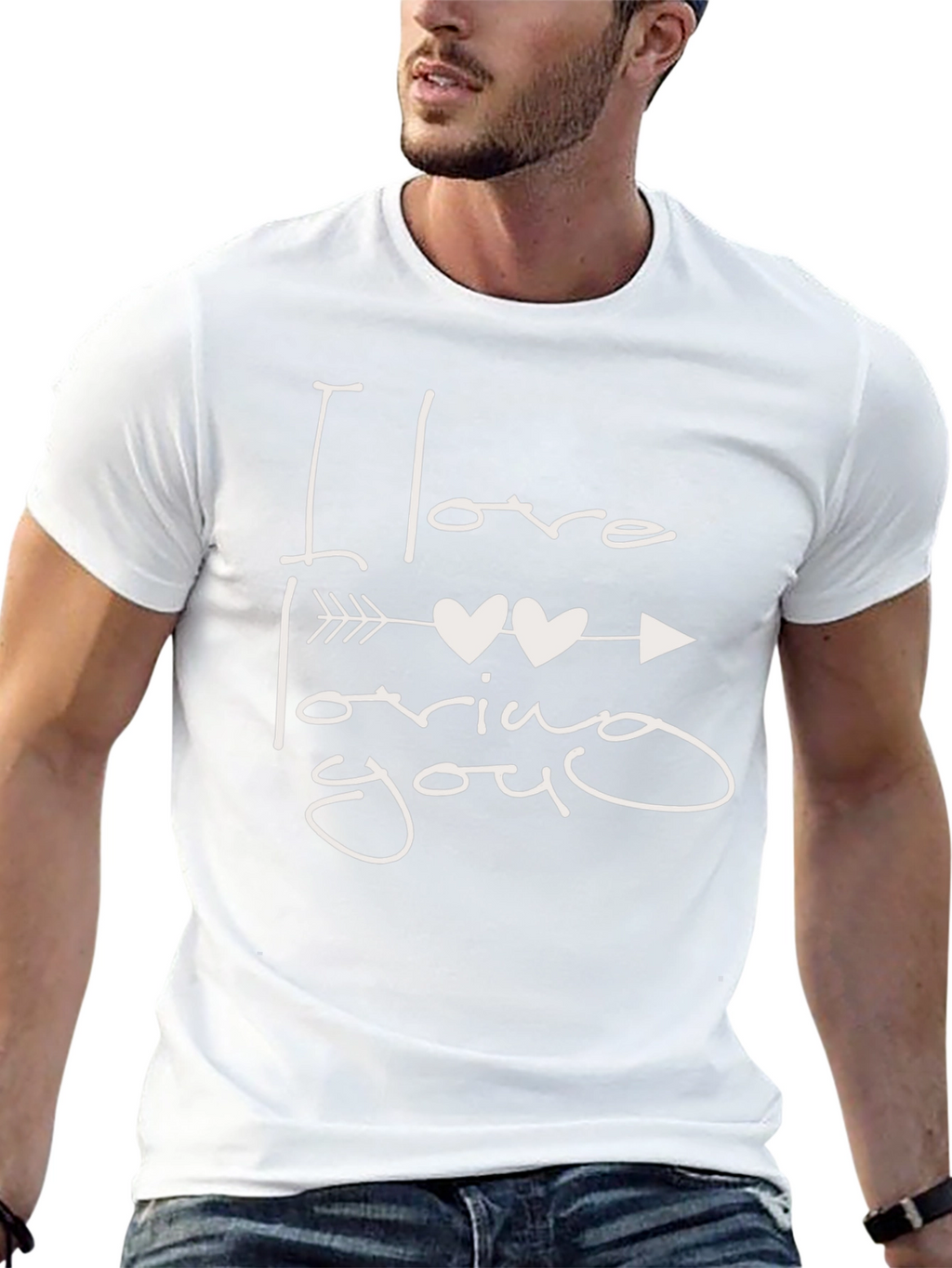 I Love Loving You Black T-Shirt
